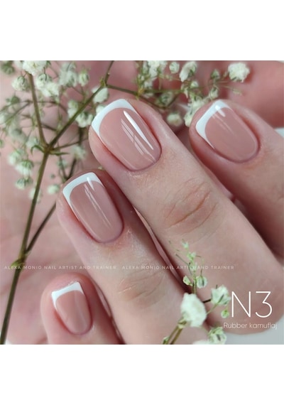 Patrisa Nail Color Base Coat Rubber Dream Pink N3 8 ML