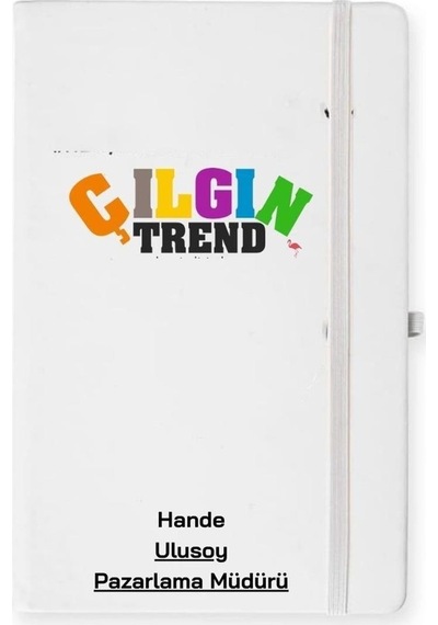 İsim Ve Kurumsal Logo Unvan Yazılı Baskılı Defter 001