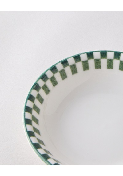English Home Gardenia Porselen Çerezlik 11 Cm Beyaz - Yeşil Beyaz - Yeşil