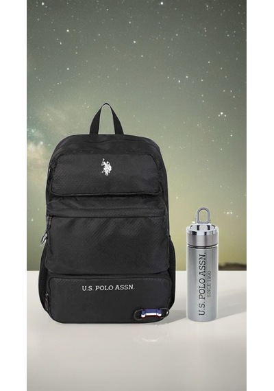 U.s Polo. Assn. Unisex Okul Çanta Seti Plset2404425019 Siyah