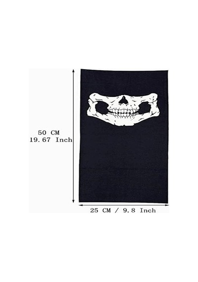 Motorcu Boyunluk Baf Buff Bandana 25x48 Cm Model 7 - Yqbx-449953 Renkli