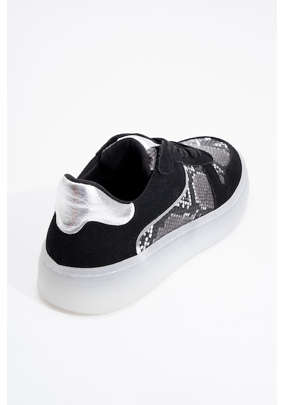 Luvishoes Luvi Shoes Montero Siyah Desenli Kadın Spor Ayakkabı Siyah