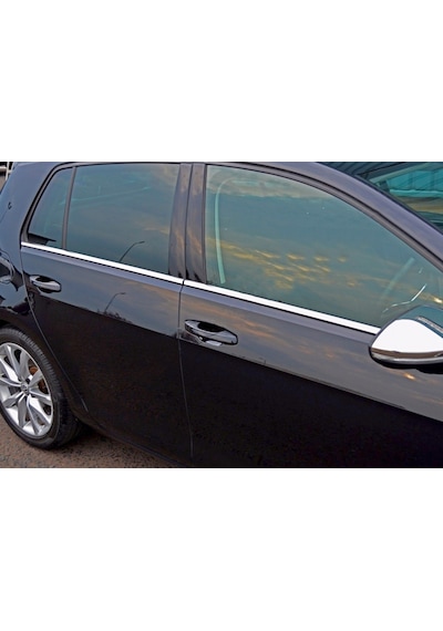 Volkswagen Golf 7 Krom Cam Çıtası 2013 -2020 Cam Çıta