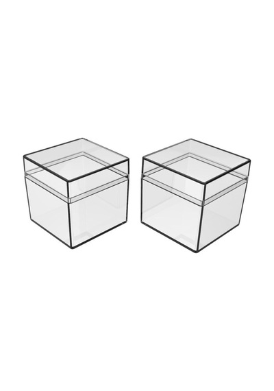 Hediyelik Kare Mika Kutu 4x4x4 Cm- 25 Adet