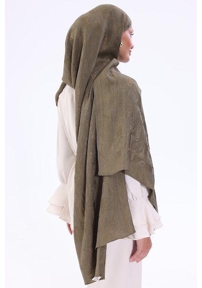 Valentino Orlandi Alia Şal - Yeni Dama Desenli - Haki 74505808