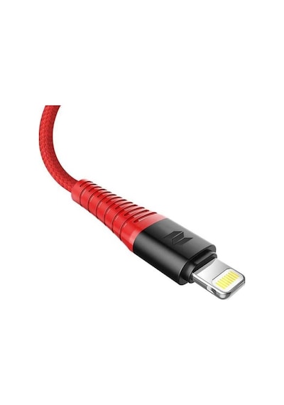 Rock Space Z8 Hi-tensile 120 Cm. 5v/2a Max. Lightning Şarj Ve Data Aktarım Kablosu Kırmızı