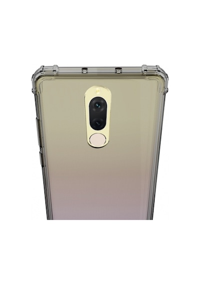 Blogy Mate 10 Lite İle Uyumlu Crystal Fit Kılıf Smoke Black
