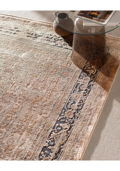 Madame Coco Chambery Halı - Bej - 200x300 Cm Ekru