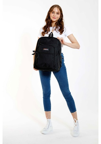 Kaukko Full Pocket Sırt Çantası Siyah K1599