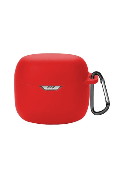 Microsonic Jbl Tune Flex 2 Mat Silikon Kılıf Kırmızı