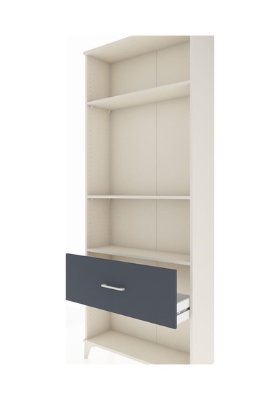 Arges Dolap 3 Raflı Tek Çekmeceli 88x30x221 Aytaşı-antrasit Aytaşı Arges Dolap 3 Raflı Tek Çekmeceli 88x30x221 Aytaşı-antrasit Aytaşı