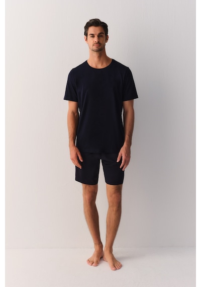 Suwen Casual Essentials Erkek T-shirt Sh26904607c303 Lacivert