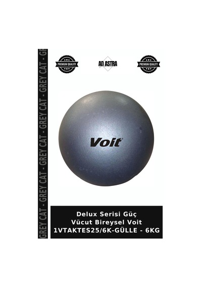 Delux Serisi Güç Vücut Bireysel Voit 1vtaktes25/6k-gülle - 6kg