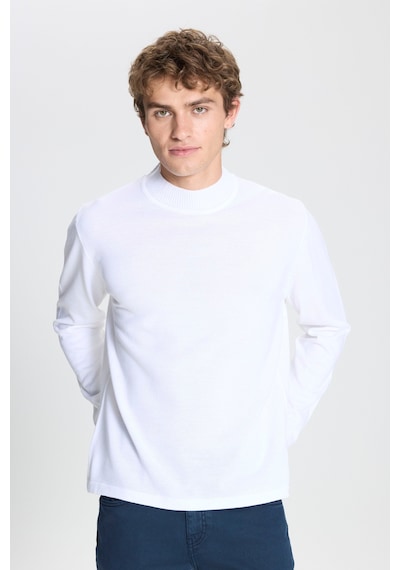 AC&Co / Altınyıldız Classics Erkek Ekru Tüylenme Yapmayan Anti-pilling Standart Fit Normal Kesim Yarım Balıkçı Yaka Triko Kazak Ekru AC&Co / Altınyıldız Classics Erkek Ekru Tüylenme Yapmayan Anti-pilling Standart Fit Normal Kesim Yarım Balıkçı Yaka Triko Kazak Ekru