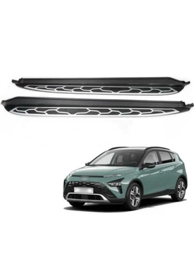 Hyundai Bayon 2020-2024 Yan Alumınyum Oem Basamak Araca Özel