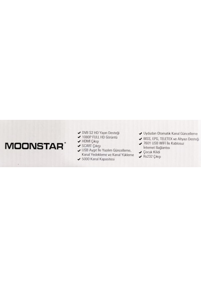 Moonstar Full Hd Kasalı Dsr-6500 Blue Karavan Ve Tüplü Tv Lere Uygundur