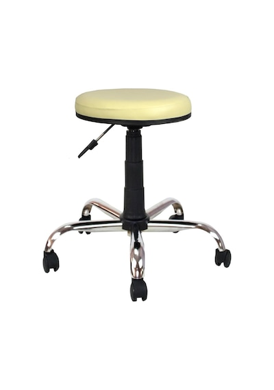Bürocci Metal Ayaklı Tabure-Krem-2999D0115