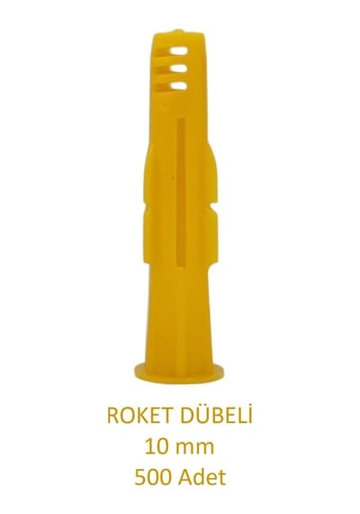 Roket Dübel 10 mm 500 Adet