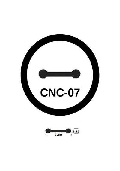 Contacall Cnc Kızak Fitili Cnc Sıyırıcı Contası 5 Metre Siyah