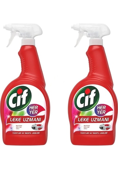 Cif Her Yer Leke Uzmanı Sprey 2 x 750 ML