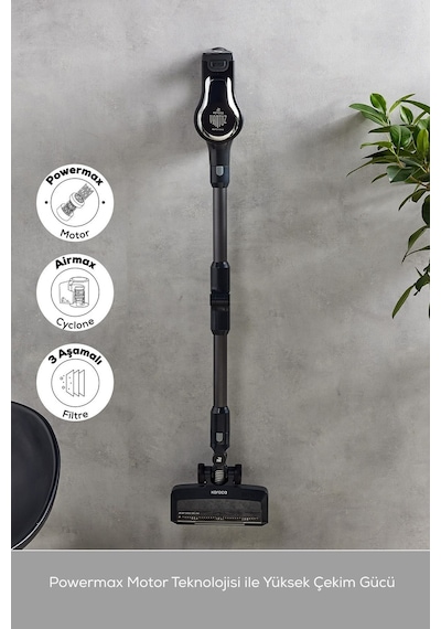 Karaca Vantuz Power Force Pro 2 in 1 Şarj Edilebilir Dik Süpürge