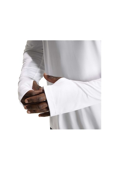 Whıte Adidas Erkek Koşu - Yürüyüş T-shirt Run Ess Ls M Ke8425 Beyaz