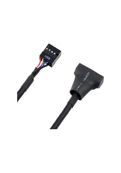 9 Pin Usb 2.0 Dişi 19 Pin Usb 3.0 Erkek Çevirici Dönüştürücü Adaptör Kablosu 4584