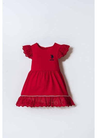 U.s. Polo Assn. Kız Bebek Kırmızı Elbise 5274-50081 Kırmızı