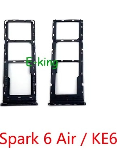 Tecno Spark 6 Air Sim Aparatı Sim Tray Çok Renkli