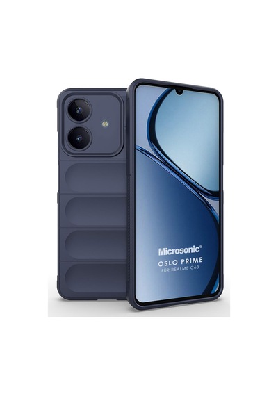 Microsonic Realme C63 Kılıf Oslo Prime Lacivert -
