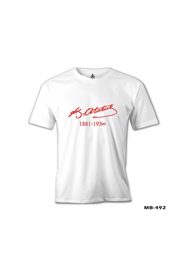 Atatürk - Sonsuz Beyaz Erkek Tshirt