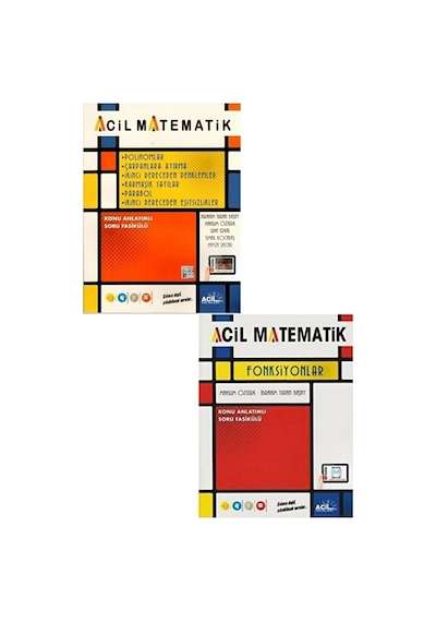 Acil Yayınları Fonksiyonlar +Polinom Çarpanlara Ayırma. Tek Kitap