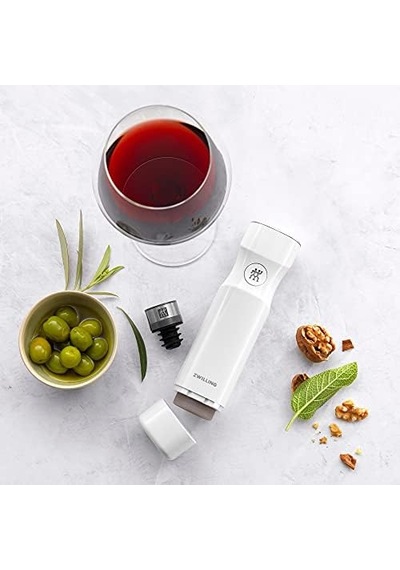 Fresh & Save Vakumlu Şarap Tıpası Seti, 3 Parça, Gri -