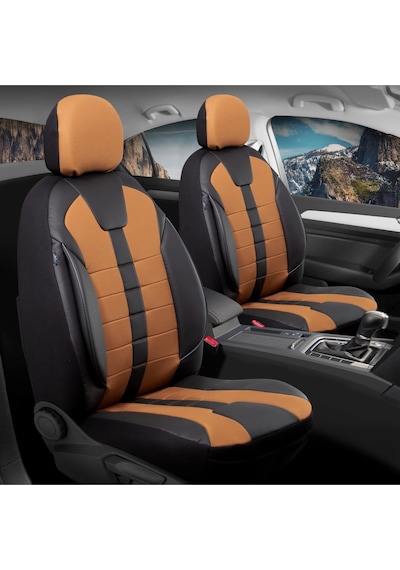 Fiat Egea Cross Lüx Deri Detaylı Oto Koltuk Kılıfı Ön Arka Takım Vista Tarçın