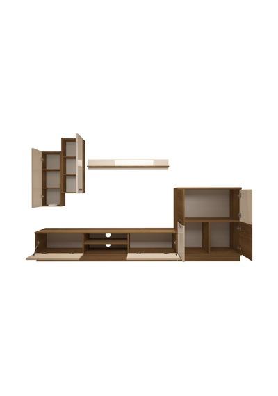 Decoraktiv Eko 6b Mdf Dvd Tv Ünitesi Tv Sehpası - Pera Beyaz Meşe - Beyaz