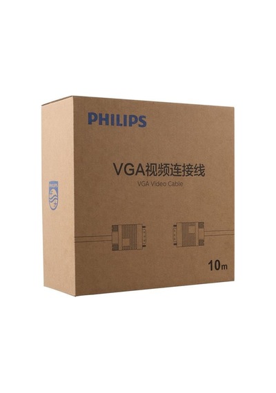 Philips Swv6139h/93 Siyah 3+6 Erkek-erkek 15 Pin 10 Metre Vga Kablo