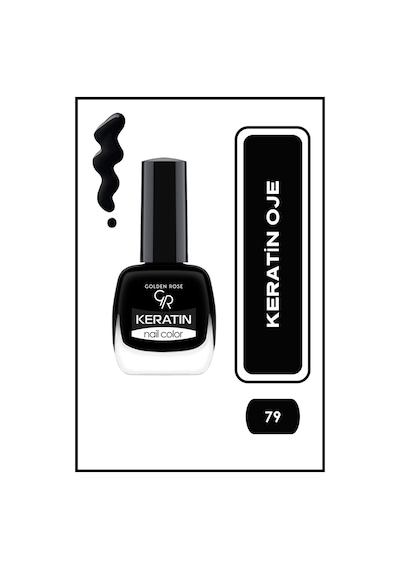 Golden Rose Keratin Nail Color Oje No:79