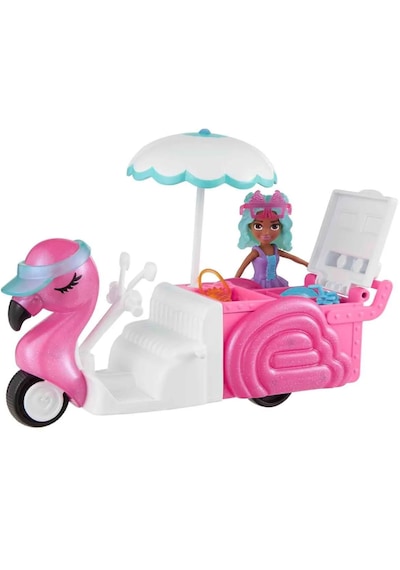 Polly Pocket Flamingo Atıştırmalık Arabası HWP24