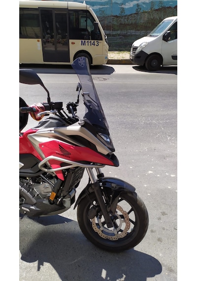 2021- 24 Honda NC 750X Uzun Ön Cam Açık Füme 56cm 4mm Zeus NC750