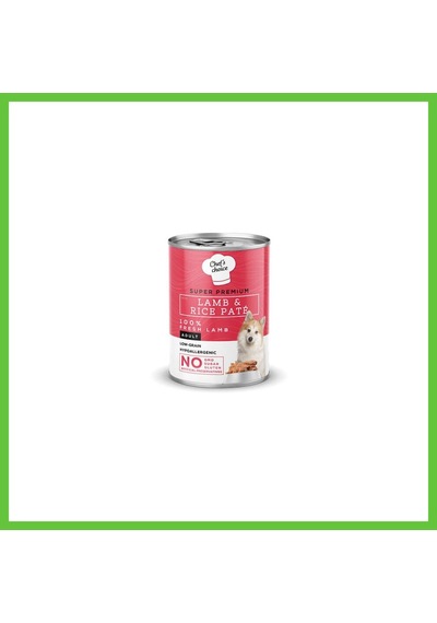 Chefs Choice Pate Lamb Rice Kuzulu Pirinçli Yetişkin Köpek Konservesi 400 Gr Dmc
