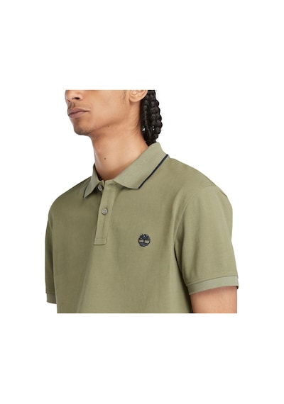 Timberland Printed Neck Short Sleeve Polo Erkek T-shirt Tb0a26nf5901 Çok Renkli