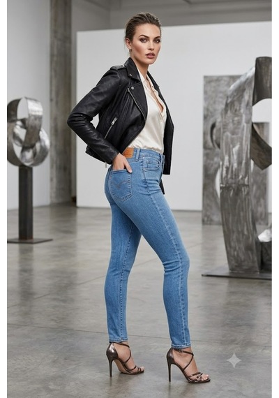 Levi's Kadın 721 Yüksel Bel Skinny Fit Dar Paça İnce Esnek Kumaş Kadın Jean Pantolon-0470 Lacivert Levi's Kadın 721 Yüksel Bel Skinny Fit Dar Paça İnce Esnek Kumaş Kadın Jean Pantolon-0470 Lacivert
