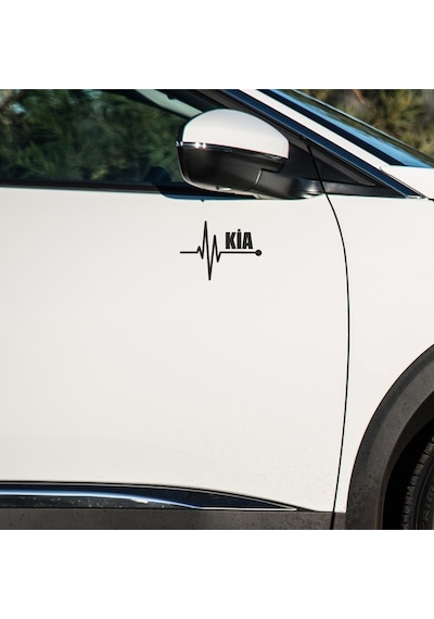 Kia Kobra Sticker Sol Sağ Yan Ayna Altı Araç Markalı Sticke