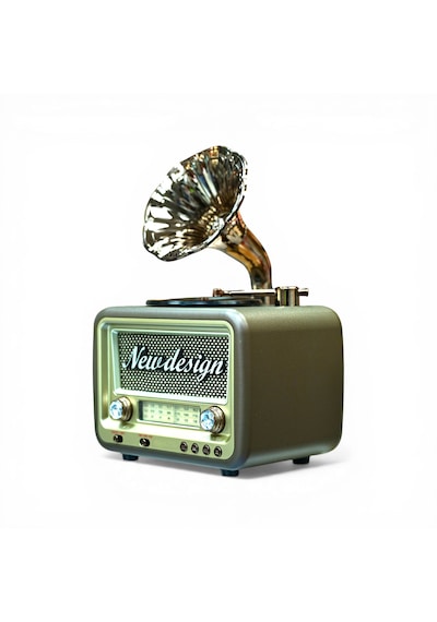 Rt-609a Nostaljik Şık Tasarım Radyo,gramafon Bluetooth Nostalji Radyo Büyük Boy