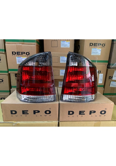 Opel Vectra C 2002-2008 Arası Depo Sağ Ve Sol Stop Lambası Takım Füme 1222695 / 1222692