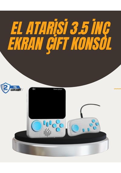 İki Kişilik Oyun Deneyimi Sunan Taşınabilir Retro Konsol - Lisinya