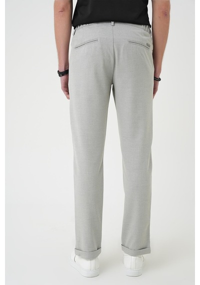 Efor Comfort Fit Beli Lastikli Gri Jogger Pantolon P 1183 Gri