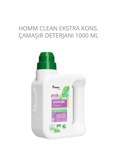 Homm Clean Ekstra Kons. Çamaşır Deterjanı 1 L