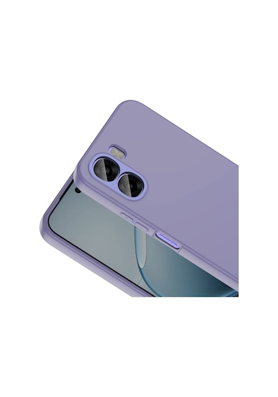 Maks Technology Oppo A6x Uyumlu Kılıf Mkst Mara Lansman Kapak - Lila