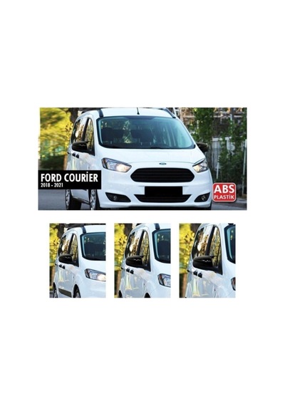 Ford Courier Uyumlu  Yarasa Ayna Kapak 2018 2021 Makyajlı Parlak